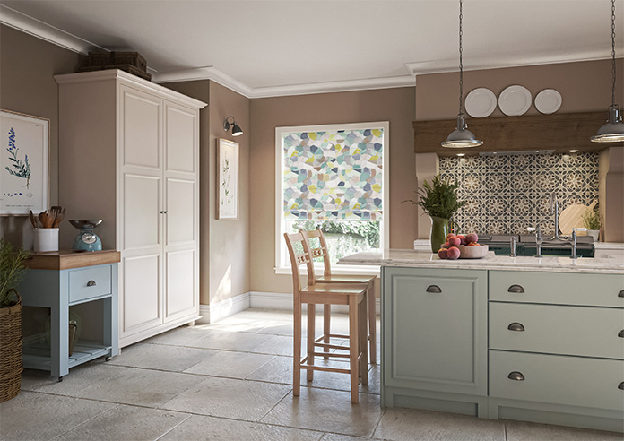 Whinfell, Aqua - Roman Blind - Image 6